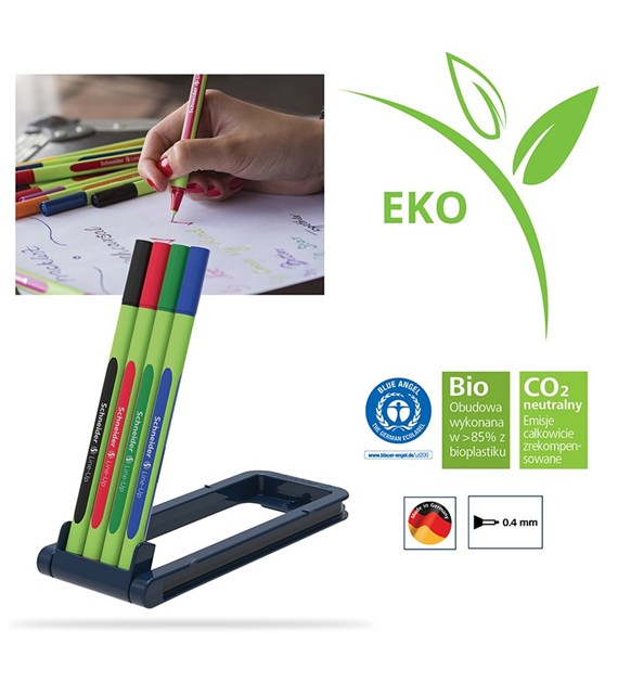 Cienkopis Schneider Line-Up 4 kolory