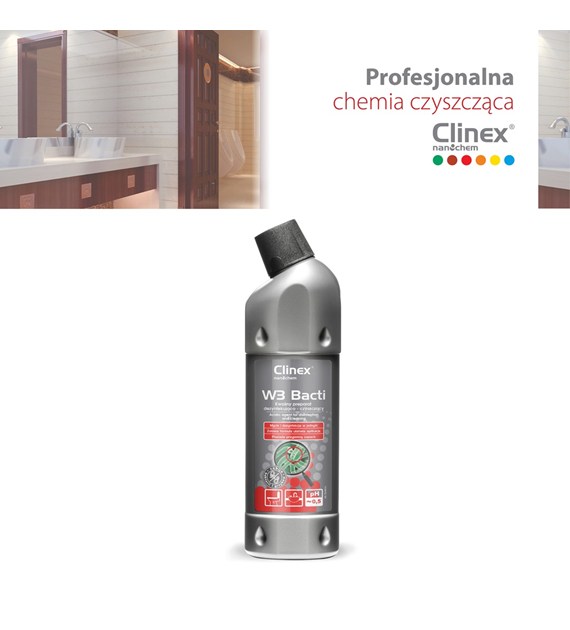 Preparat CLINEX dezynfekująco-czyszczący W3 Bacti 1l