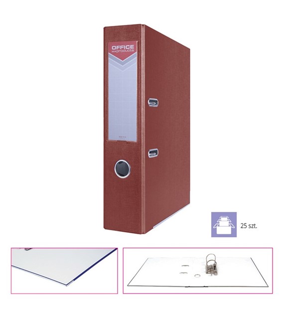 Segregator Office Products A4/75mm bordowy