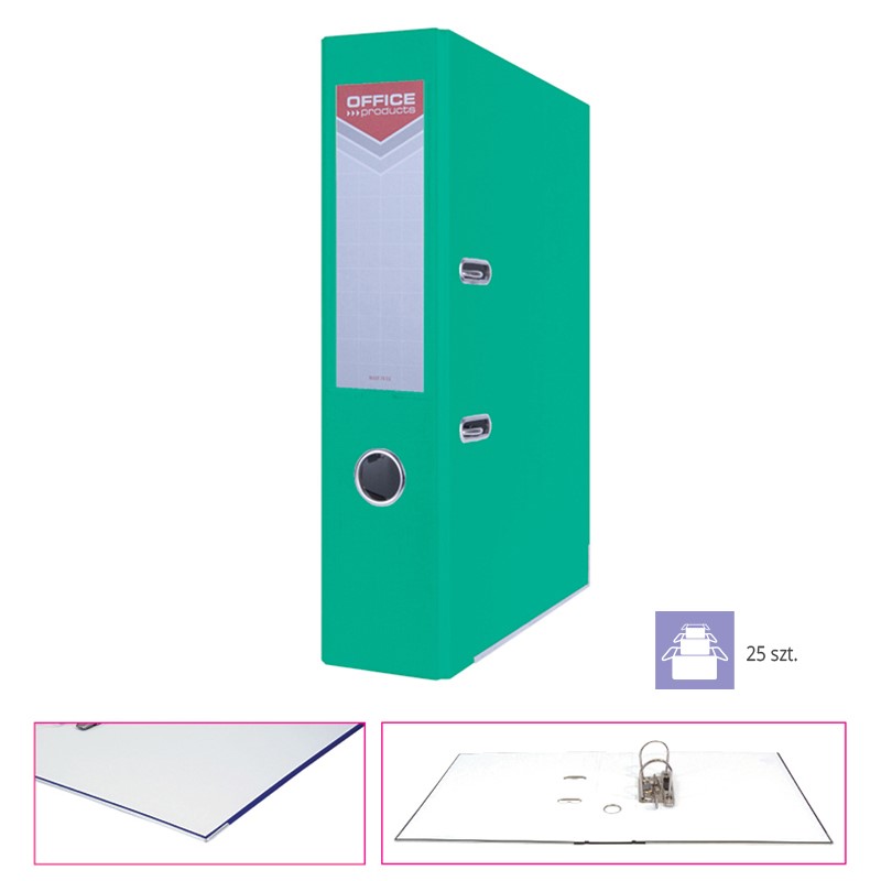 Segregator Office Products A4/75mm turkusowy