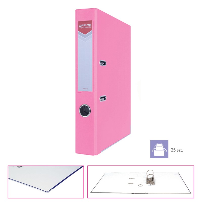 Segregator Office Products A4/50mm różowy