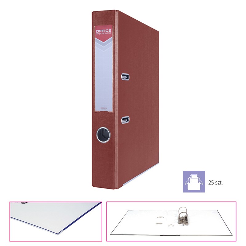 Segregator Office Products A4/50mm bordowy