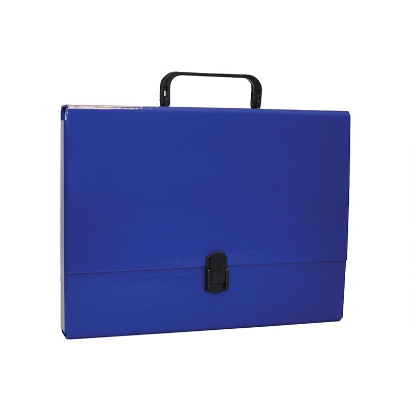 Teczka Office Products A4/50mm z rączką granatowa
