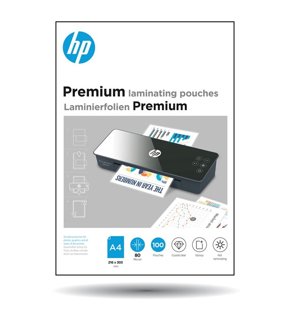 Folia laminacyjna HP Premium A4 80mic. 100Szt
