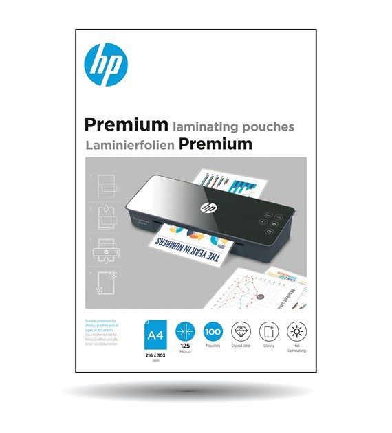 Folia laminacyjna HP Premium A4 125mic 100szt