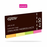 Zakładki indeksujące Grand GR-Z4 20x50 4 kolory neon