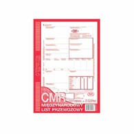 CMR Międzynarodowy list przewozowy A4 (o+3k)