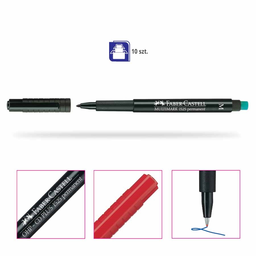 Foliopis Faber Castell Multimark M 1,0mm czarny