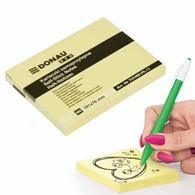Bloczek samoprzylepny 76x101 Donau Eco żółty