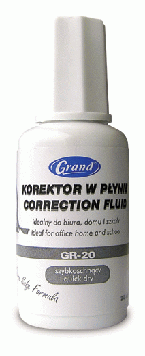 Korektor w płynie Grand GR-20 20ml z pędzelkiem