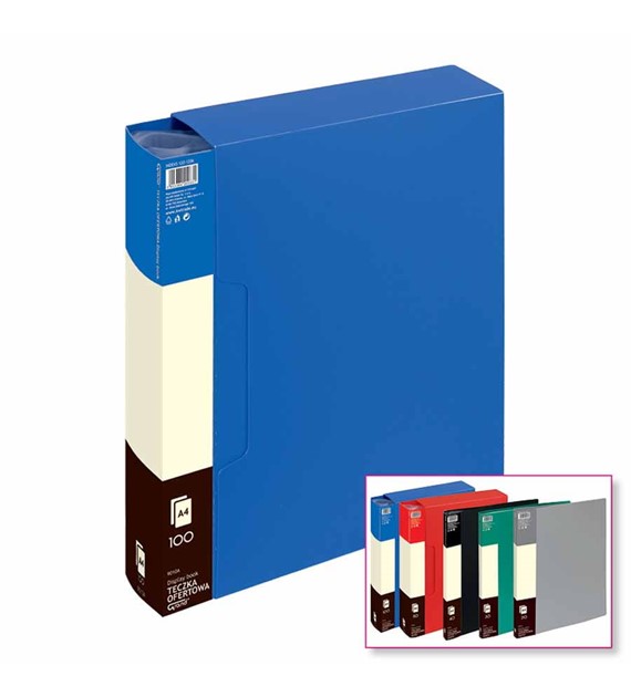 Album ofertowy Grand A4 100 koszulek niebieski