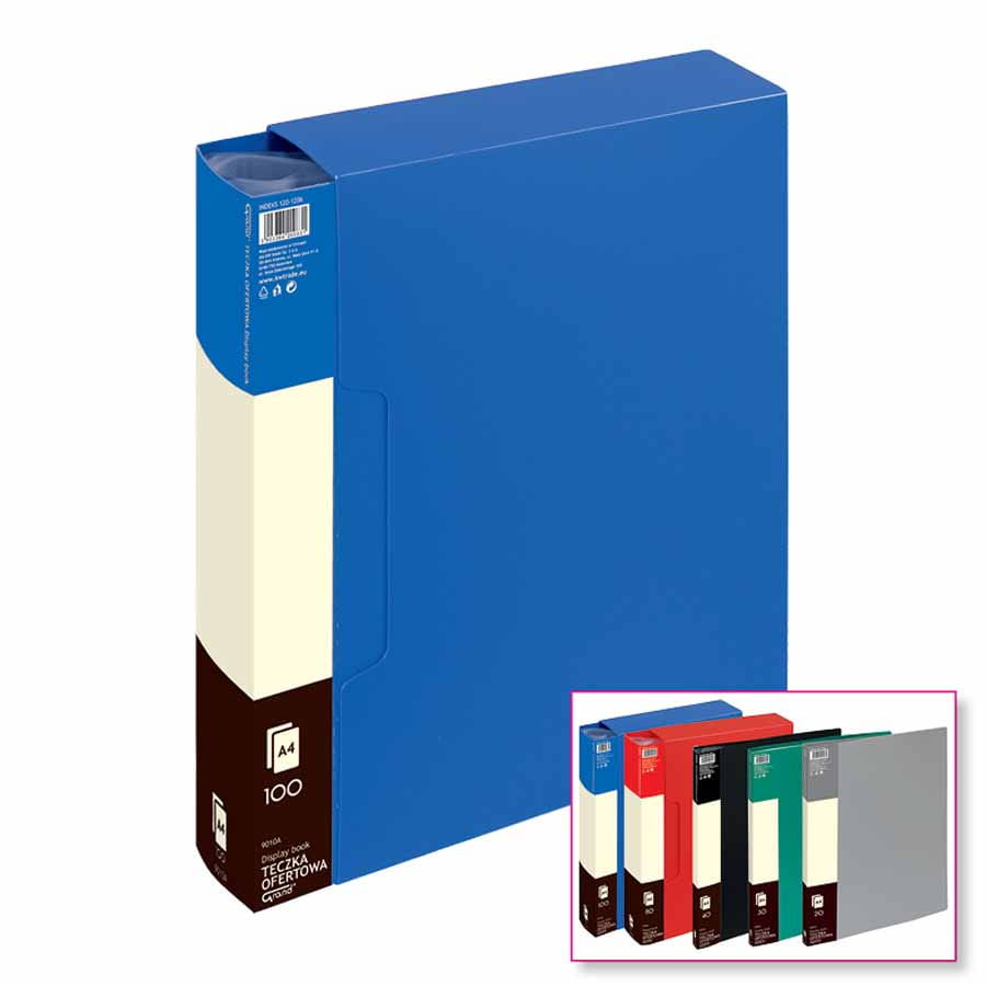 Album ofertowy Grand A4 100 koszulek niebieski