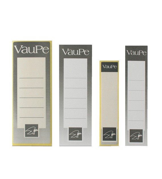 Etykiety VauPe do segregatorów 55x155 samoprzylepne