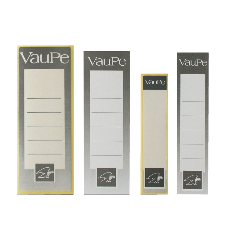 Etykiety VauPe do segregatorów 33x152 wsuwane 25szt.