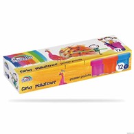 Farby plakatowe 12 kolorów