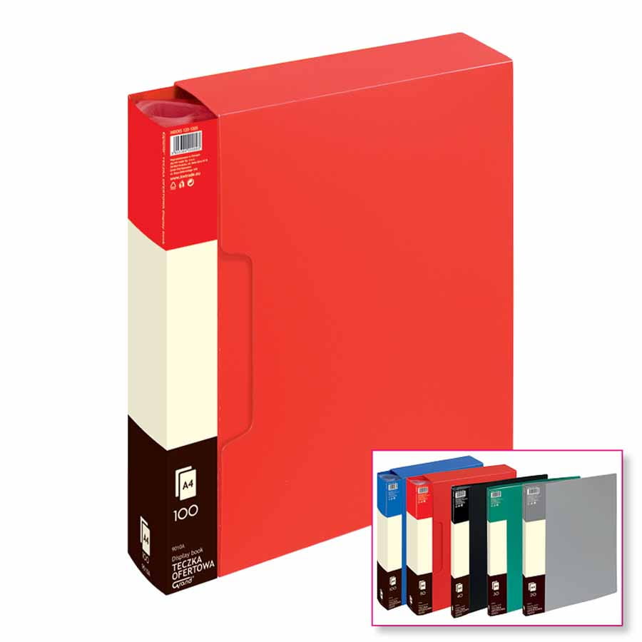 Album ofertowy Grand A4 100k. czerwony