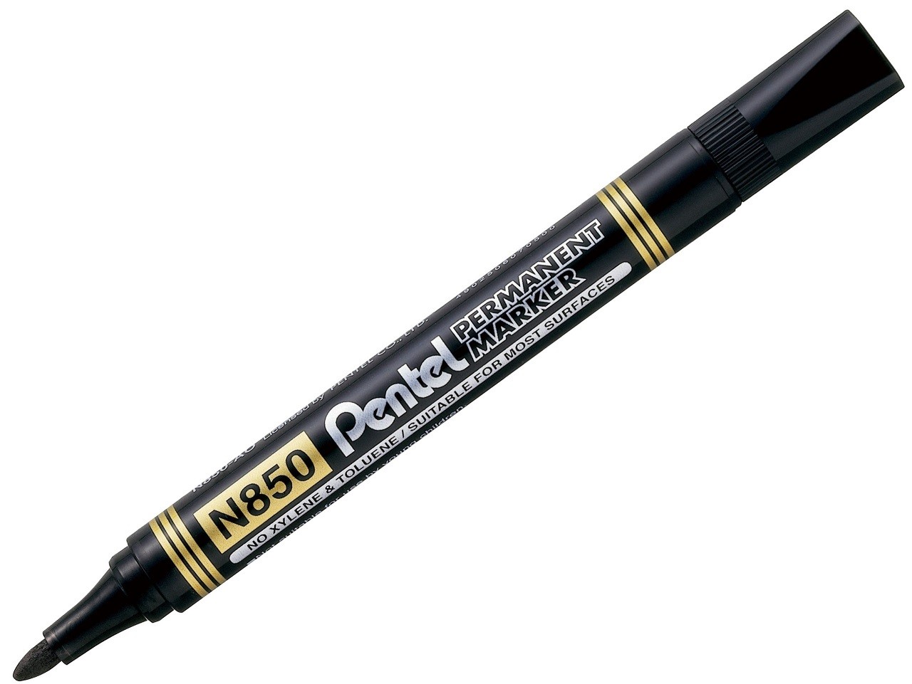 Marker permanentny Pentel N850 okrągła czarny