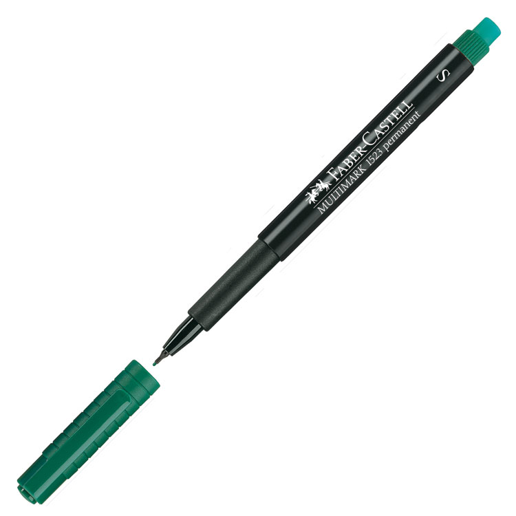 Foliopis Faber Castell Multimark S 0,4mm zielony