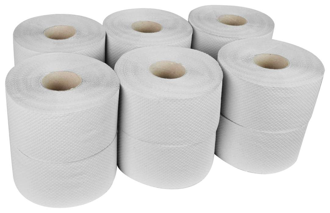 Papier toaletowy Jumbo 1-warstw.x 12szt szary