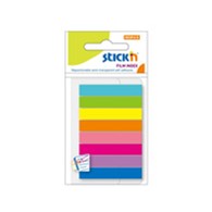 Zakładki indeksujące 45x8 Stick'N 8-kolorów neon
