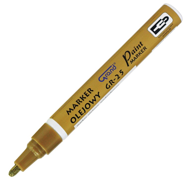 Marker olejowy Grand GR-25 złoty