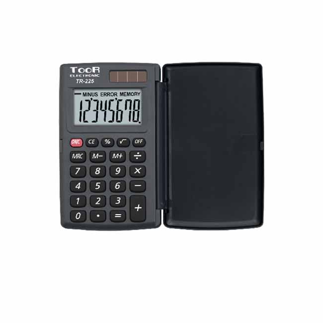 Kalkulator Toor TR-225 kieszonkowy z klapką