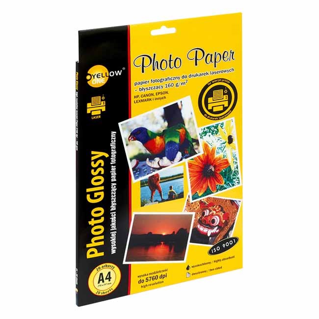 Papier fotograficzny Yellow One A4/200g 20szt. błyszczący
