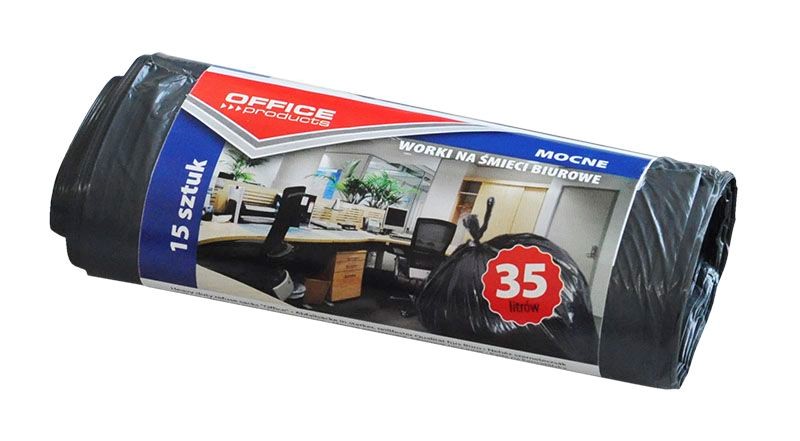 Worki na śmieci 35L/15 szt. mocne