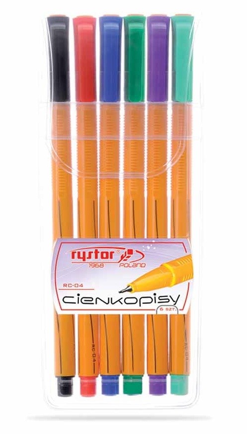 Cienkopis Rystor RC 04 6-kolorów 403-621