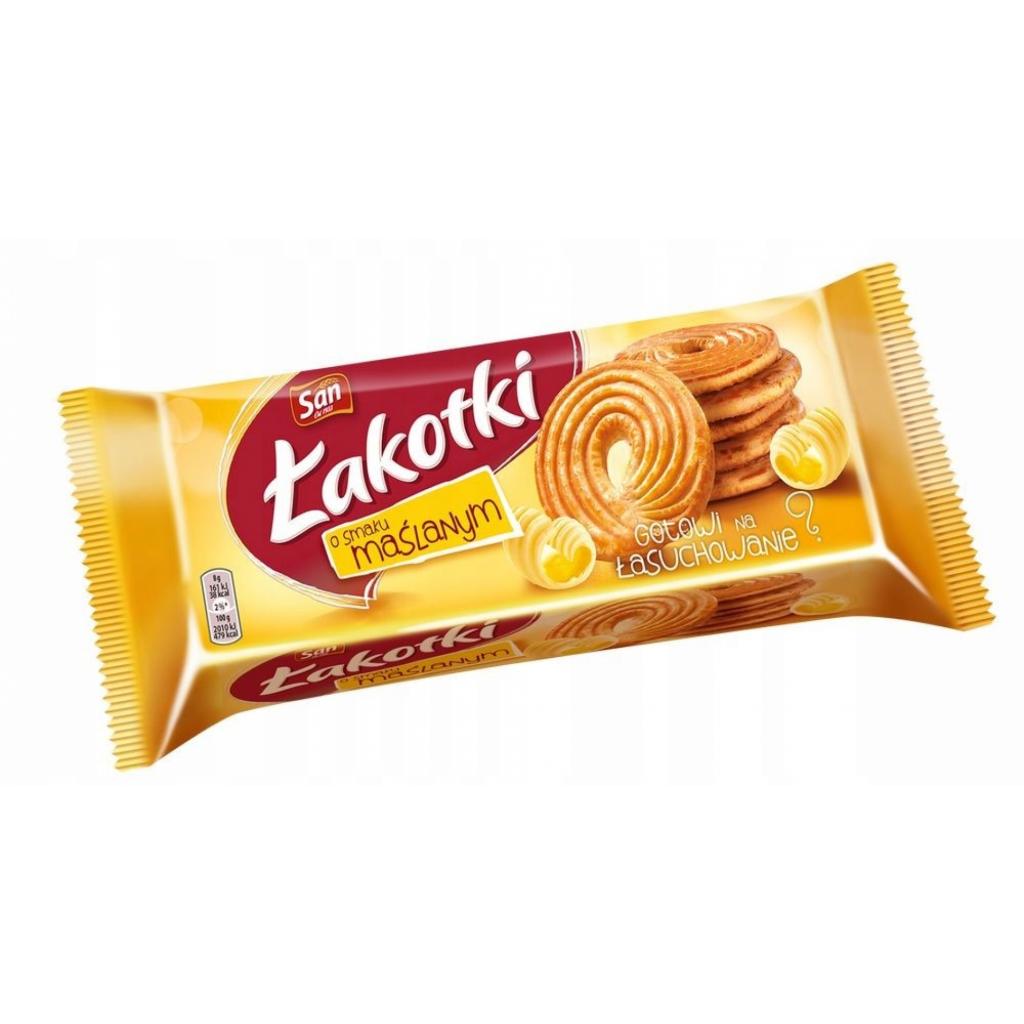 Ciasteczka Łakotki 168g maślane