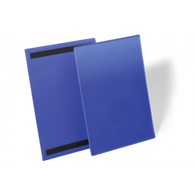 Magnetyczna kieszeń magazynowa Durable A4 pion niebieski op/50szt.