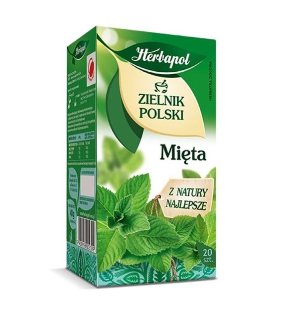 Herbata Herbapol mięta 20szt.