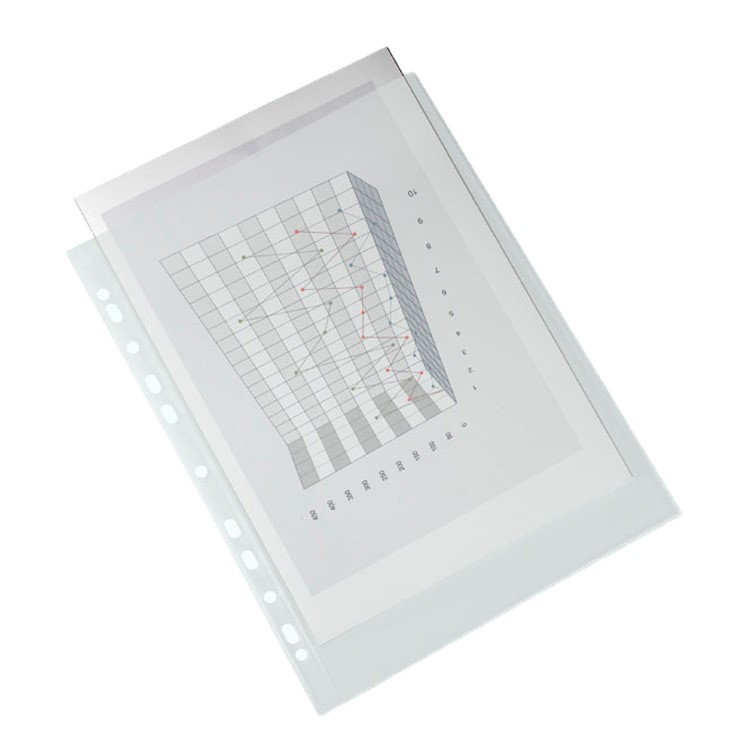 Ofertówka  U  A4/25szt. PVC Biurfol z perforacją