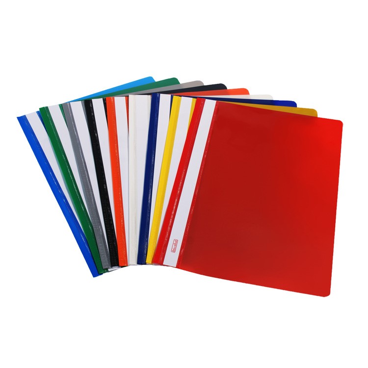 Skoroszyt Biurfol A4 PVC z perforacją czarny