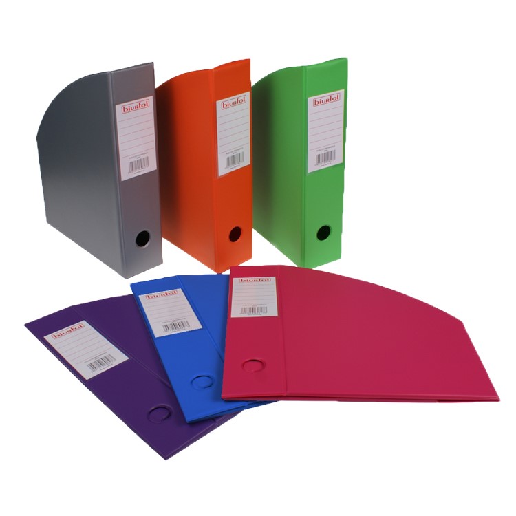 Pojemnik na czasopisma składany PVC Biurfol A4/70 c.zielony