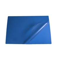 Podkład na biurko Biurfol 580X380mm z folią błękitny