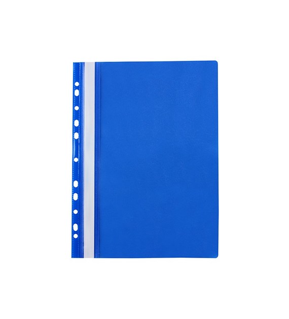 Skoroszyt Biurfol A4 PP z perforacją niebieski