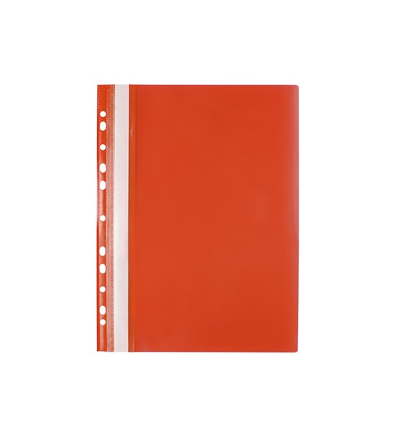 Skoroszyt Biurfol A4 PP z perforacją pomarańczowy