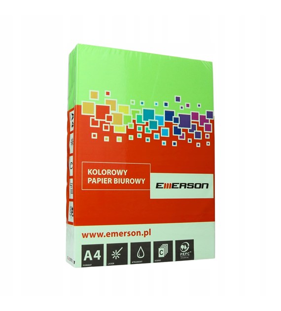 Papier ksero Emerson A4/80 c.zielony