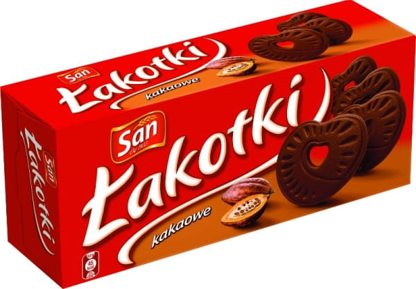 Ciasteczka Łakotki 168g kakaowe