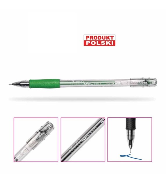 Długopis żelowy Rystor Fun G-032 zielony