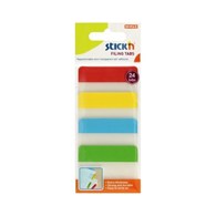 Zakładki indeksujące 38x51 Stick’N PP 4-kolory mix