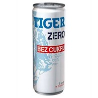 Napój energetyczny Tiger 250ml BEZ CUKRU puszka x 12 szt.