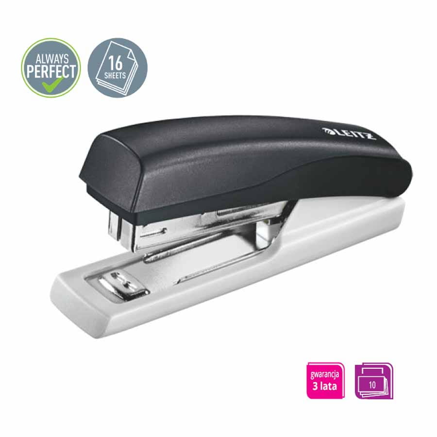 Zszywacz do 10 kartek Leitz 5517 mini czarny