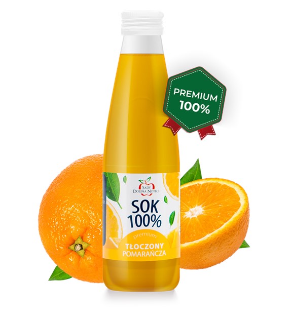 Sok Dolina Noteci pomarańcz.250ml/100% szkl.but.