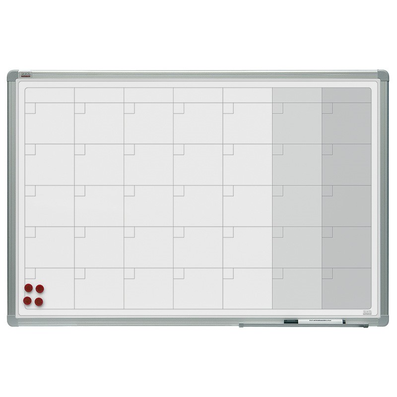 Planer magnetyczny ceramiczny 60x90 OfficeBoard miesięczny