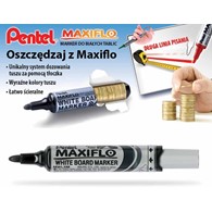 Marker suchościeralny Pentel Maxiflo MWL5M czarny