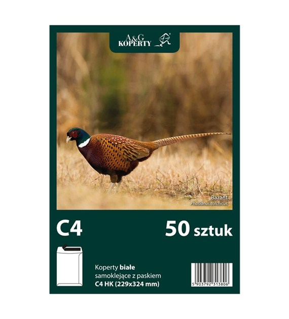 Koperta C4 HK biała op.50szt