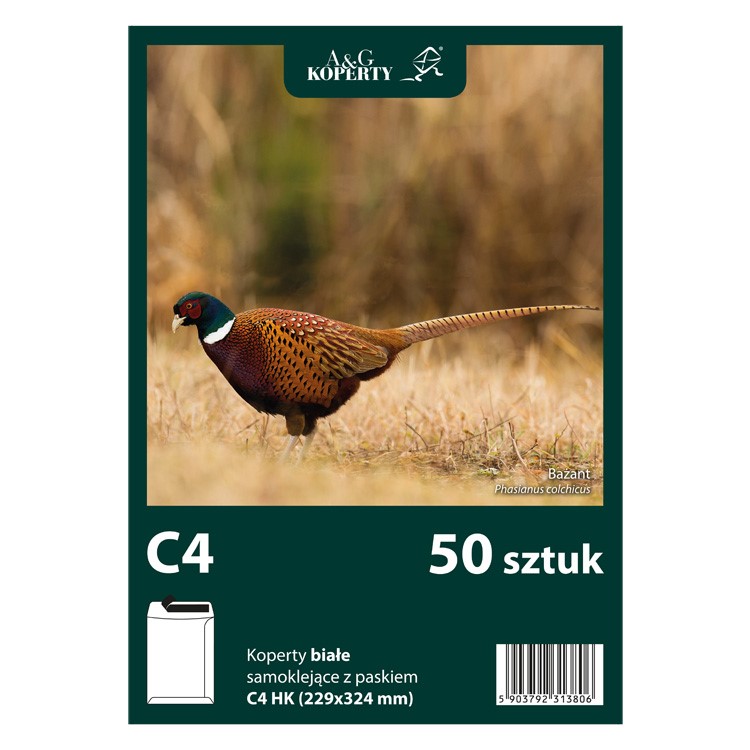 Koperta C4 HK biała op.50szt