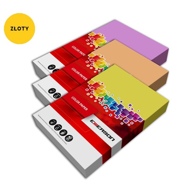Papier ksero Emerson A4/80g złoty